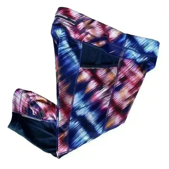 Athleta Cropped Leggings Multicolor Size Small EUC - Picture 3 of 11